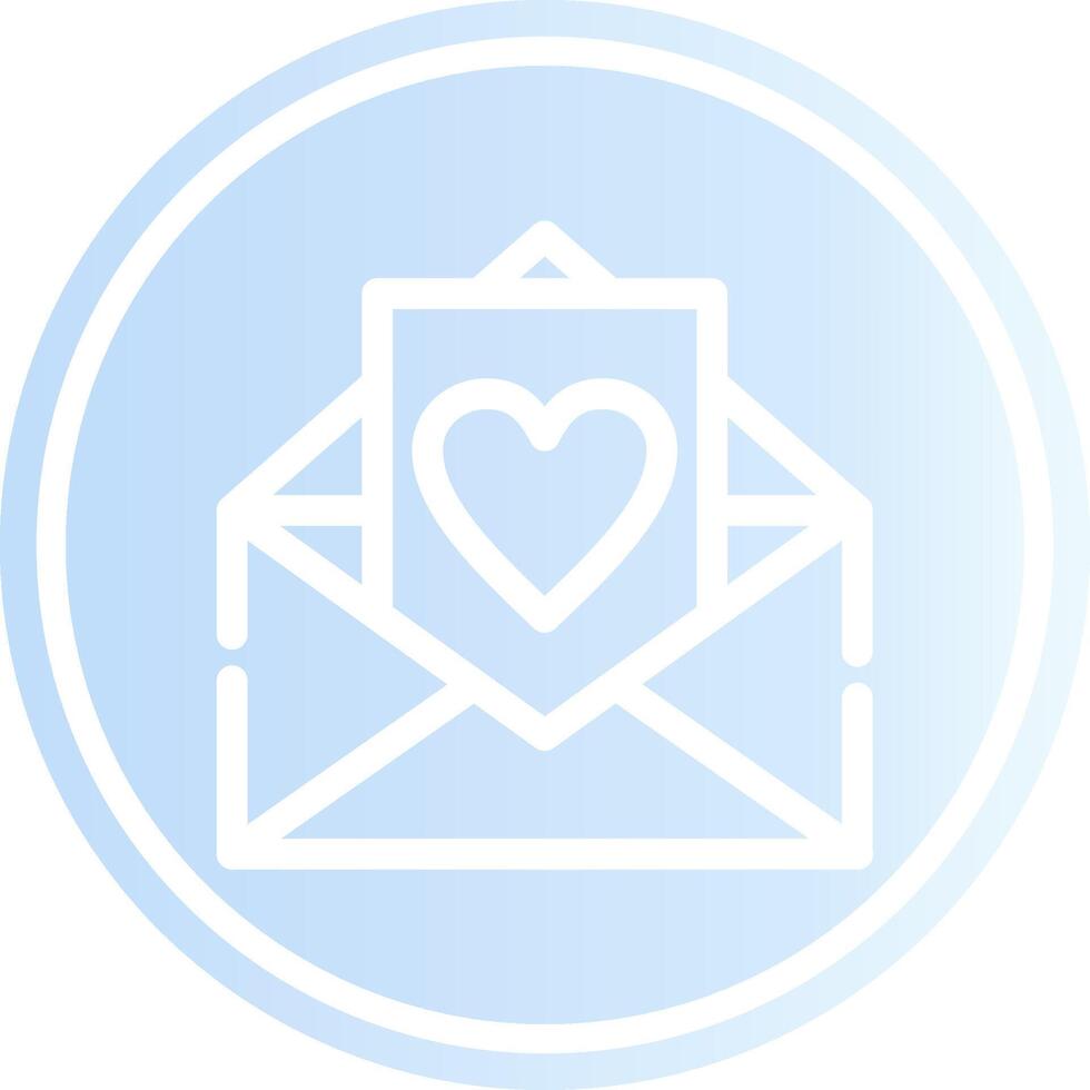 Love Letter Creative Icon Design vector