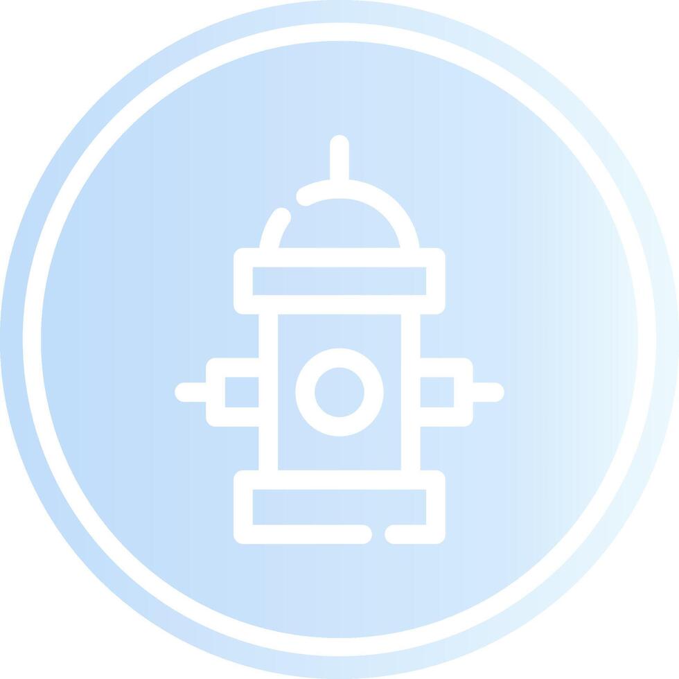 Fire Hydrant Creative Icon Design vector