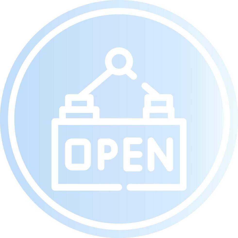 Open Creative Icon Design vector