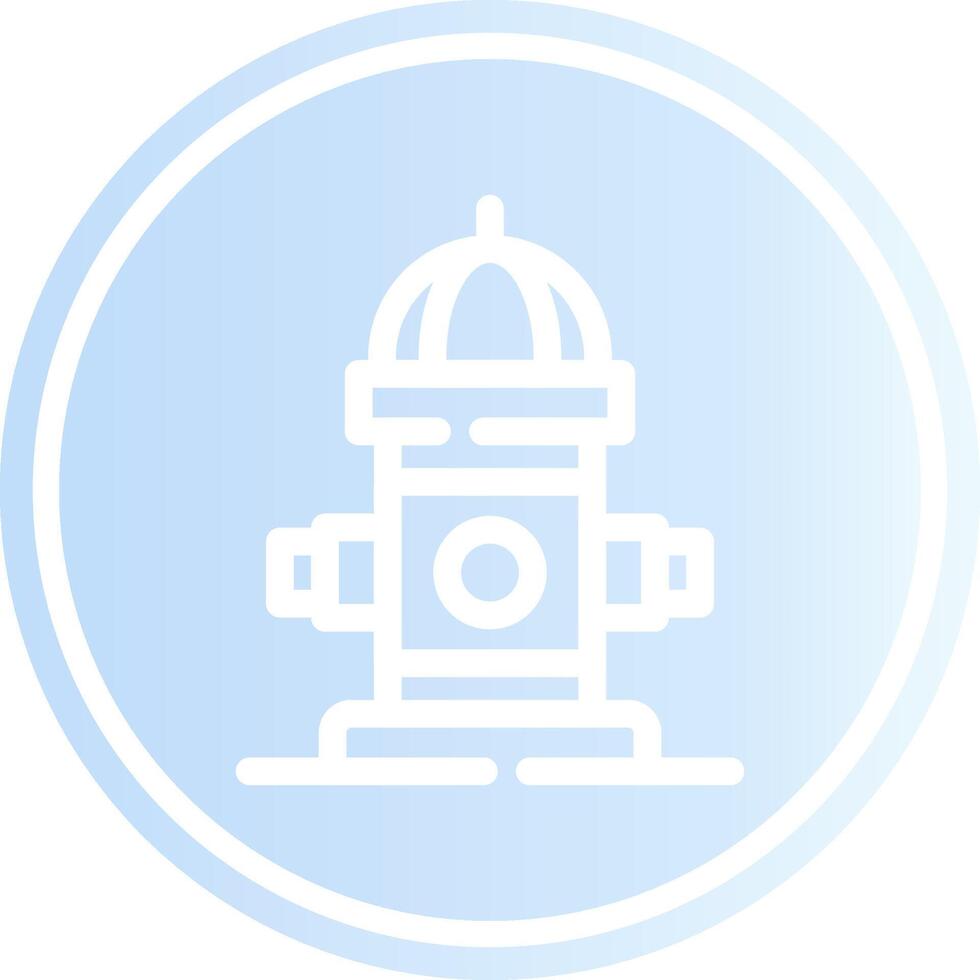 Fire Hydrant Creative Icon Design vector