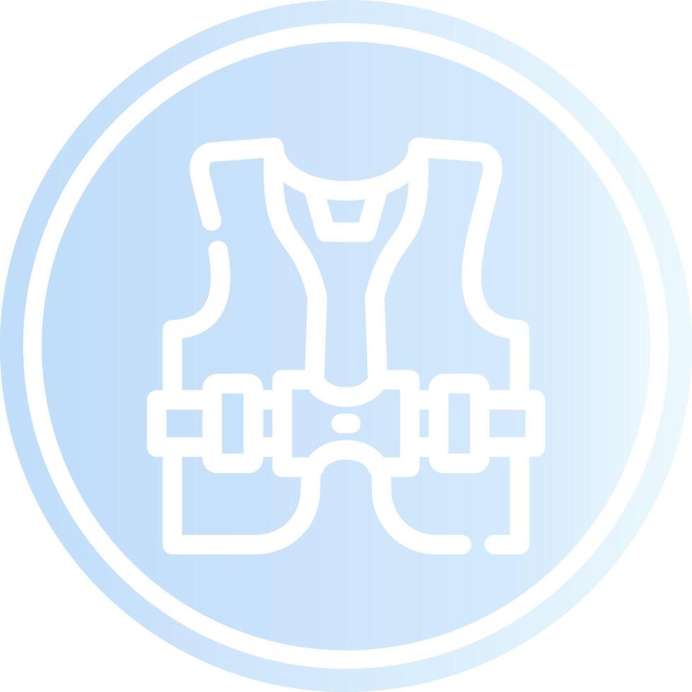 Life Jacket Creative Icon Design vector