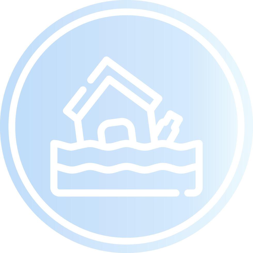 Flood Creative Icon Design vector