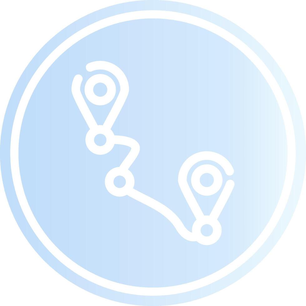 Tracking Creative Icon Design vector