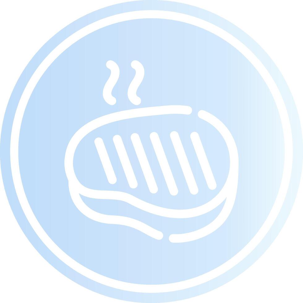 Steak Creative Icon Design vector