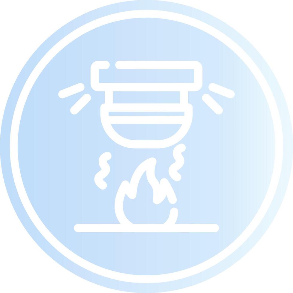 Fire Alarm Creative Icon Design vector