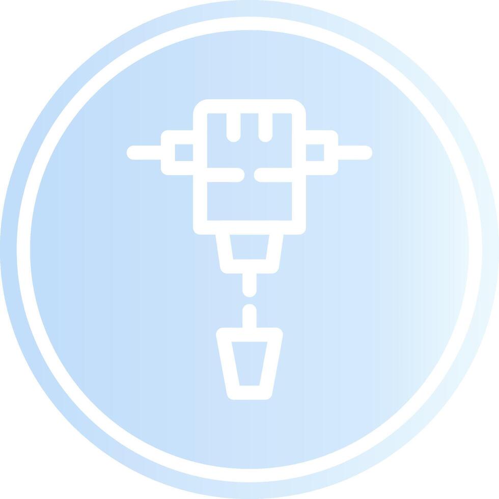 Jackhammer Creative Icon Design vector