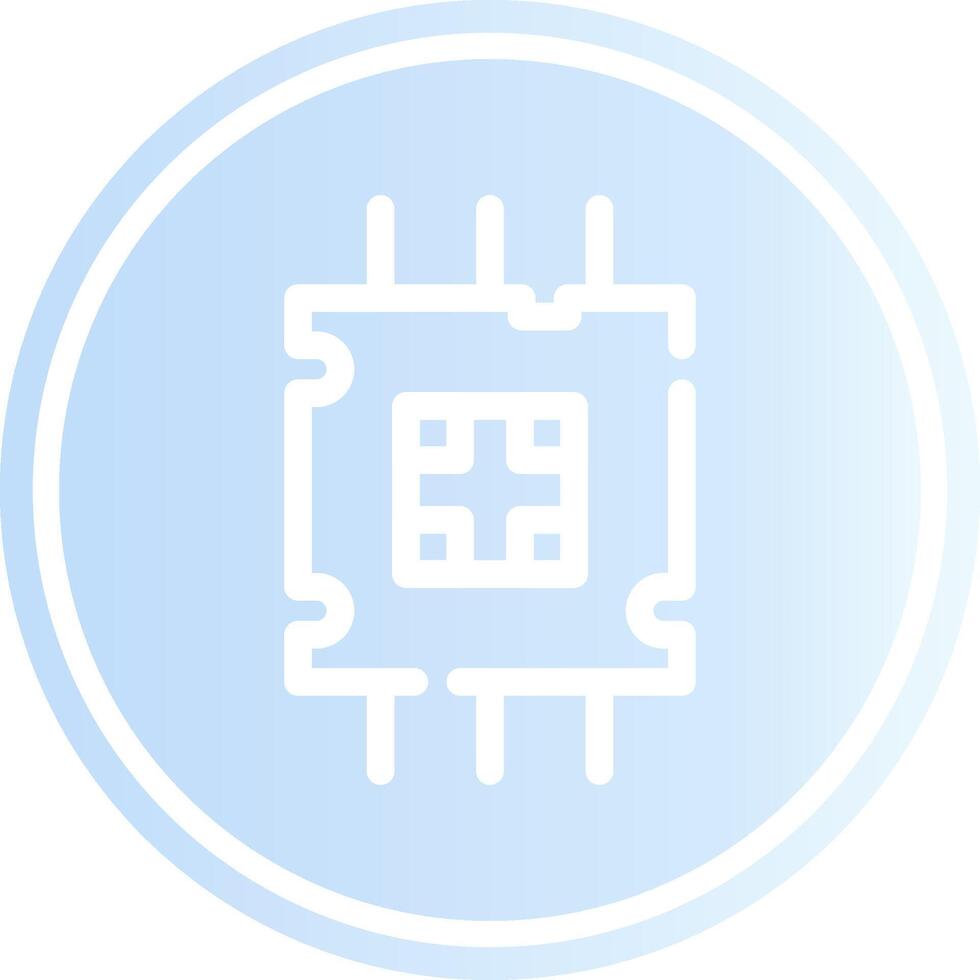 Processor Creative Icon Design vector
