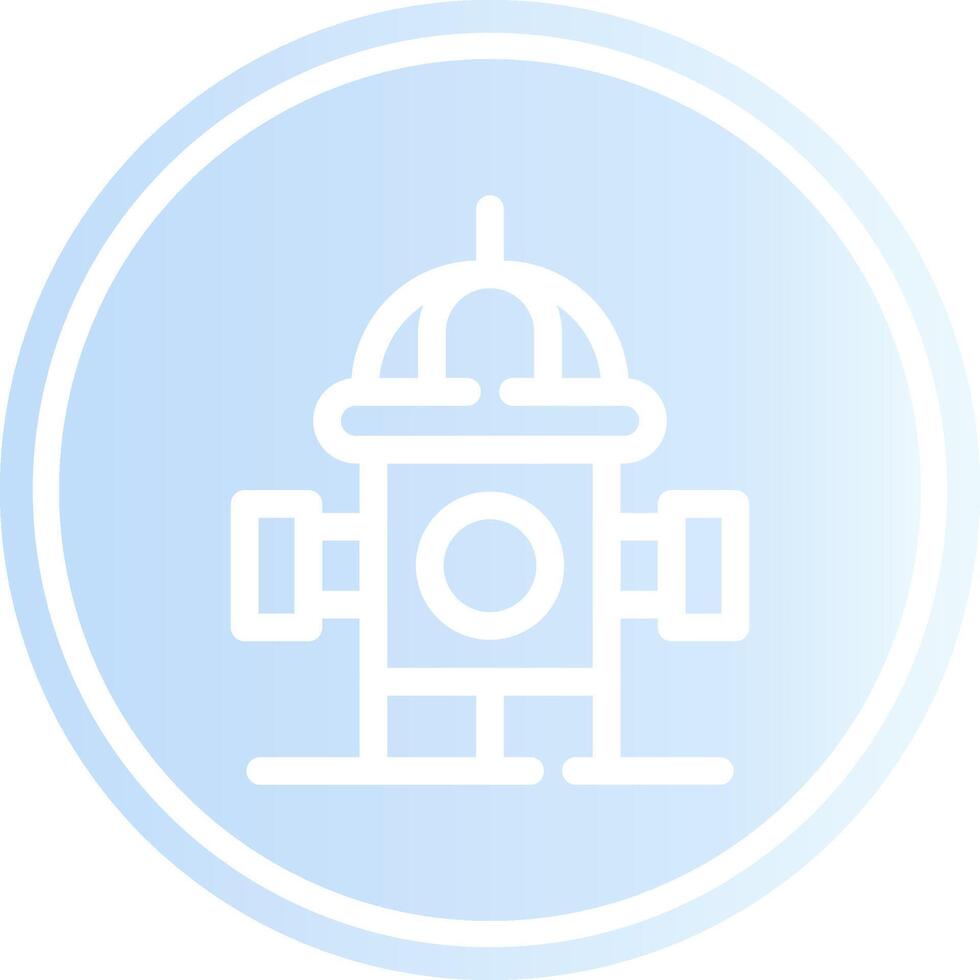 Fire Hydrant Creative Icon Design vector