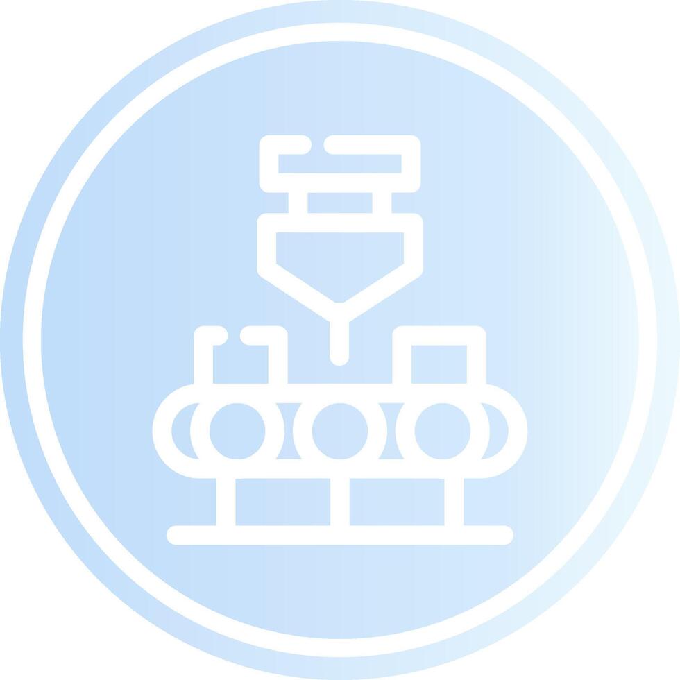 Conveyor Belt Creative Icon Design vector