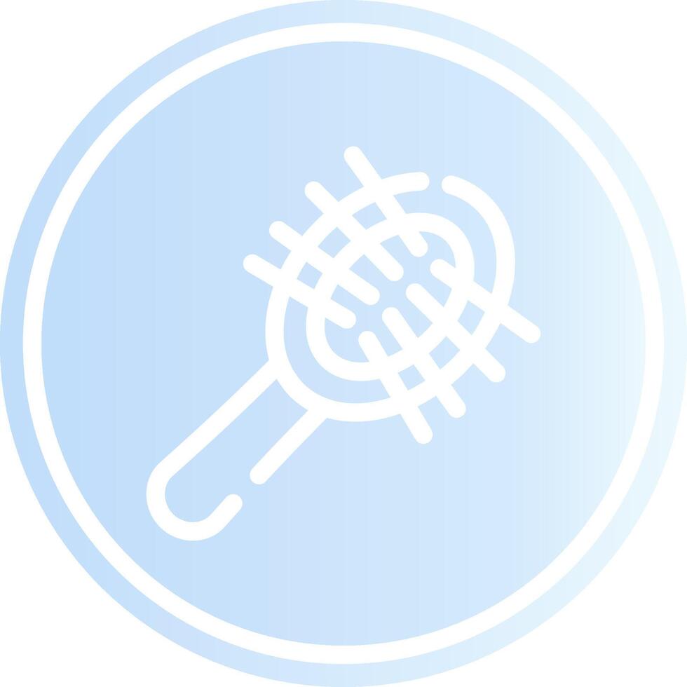 Hairbrush Creative Icon Design vector