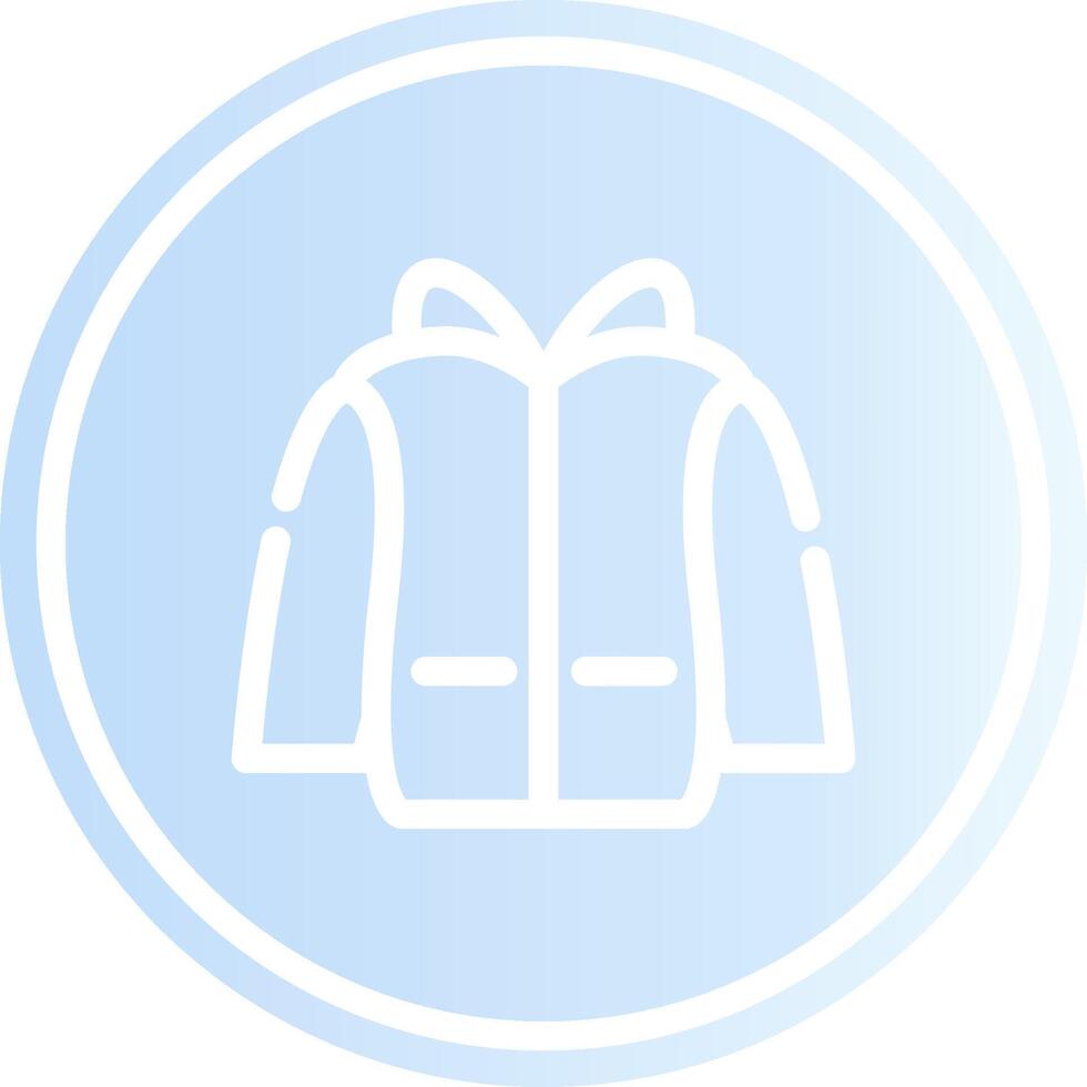 diseño de icono creativo de chaqueta vector