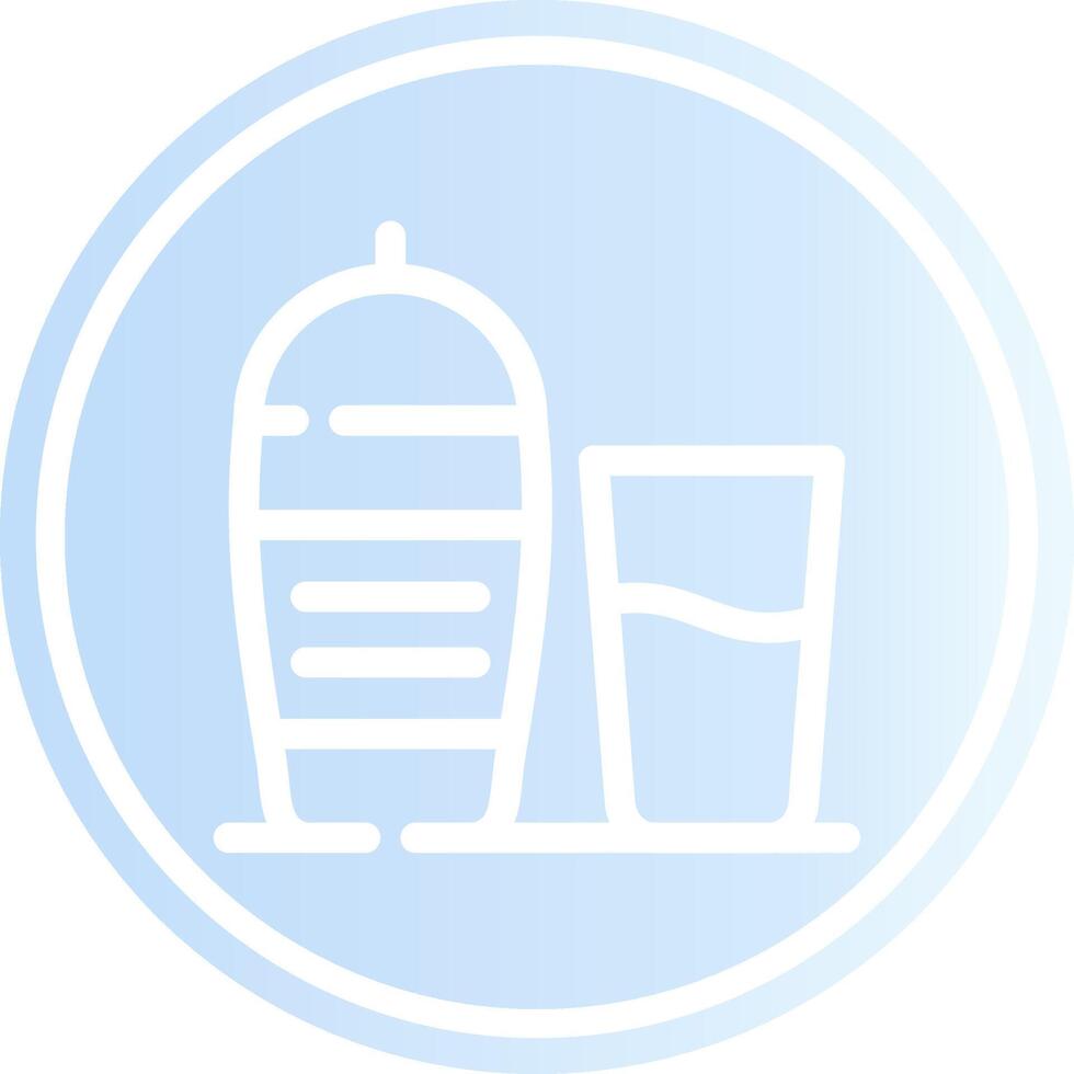 Cocktail Shaker Creative Icon Design vector