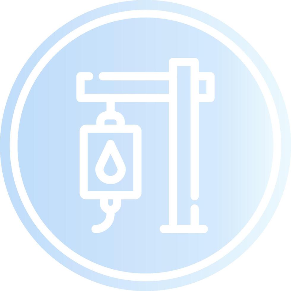 Blood Transfusion Creative Icon Design vector