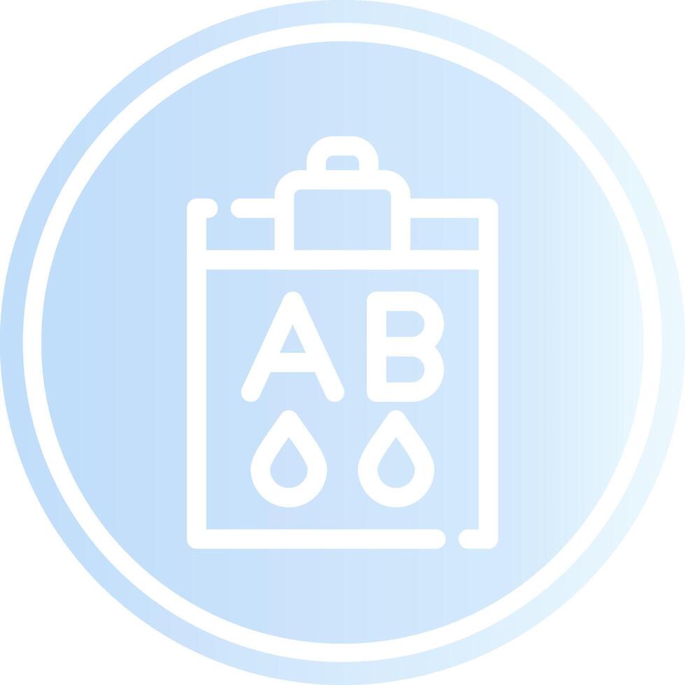 Blood Type Ab Creative Icon Design vector