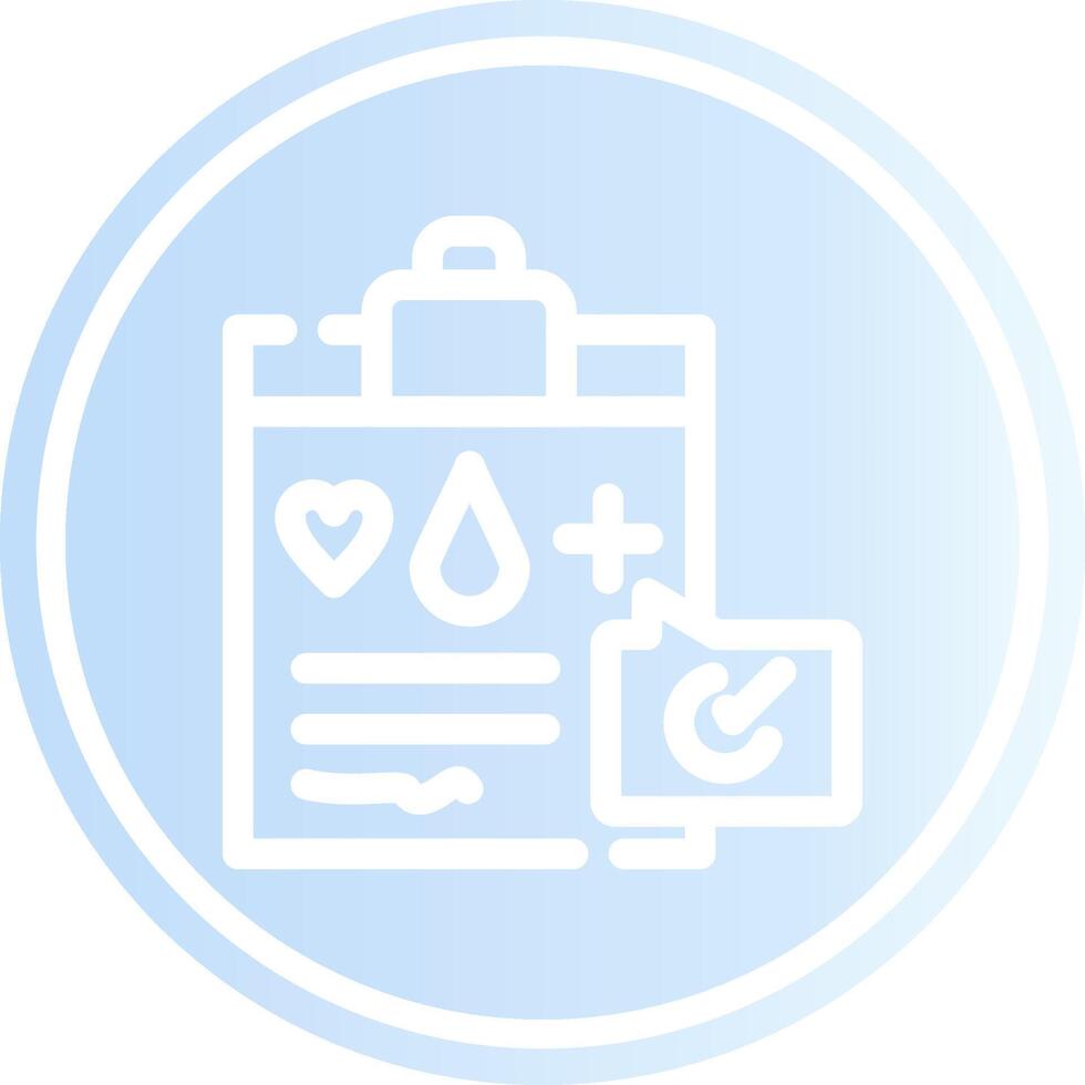 Medical Record Creative Icon Design vector