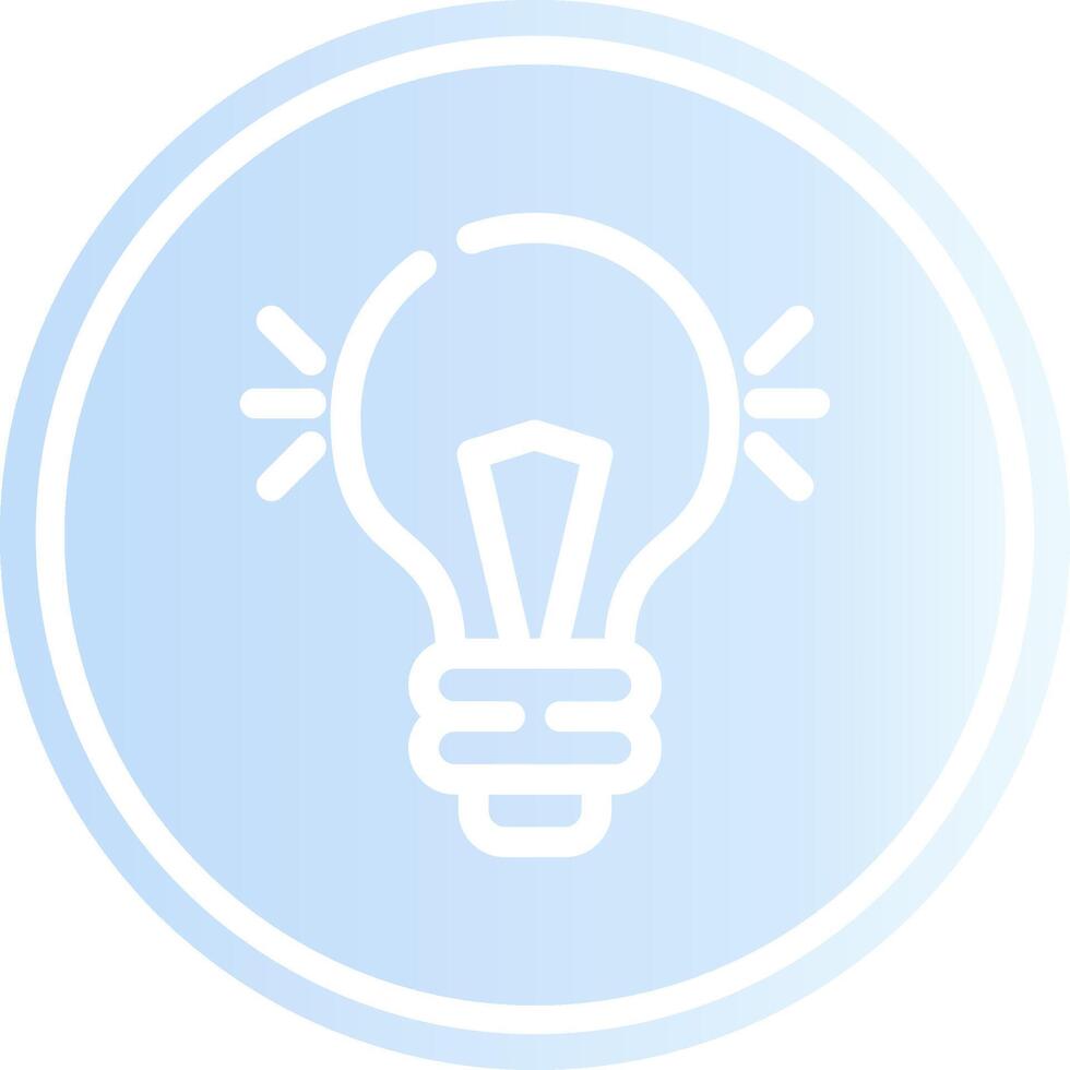 Light Bulb Creative Icon Design vector