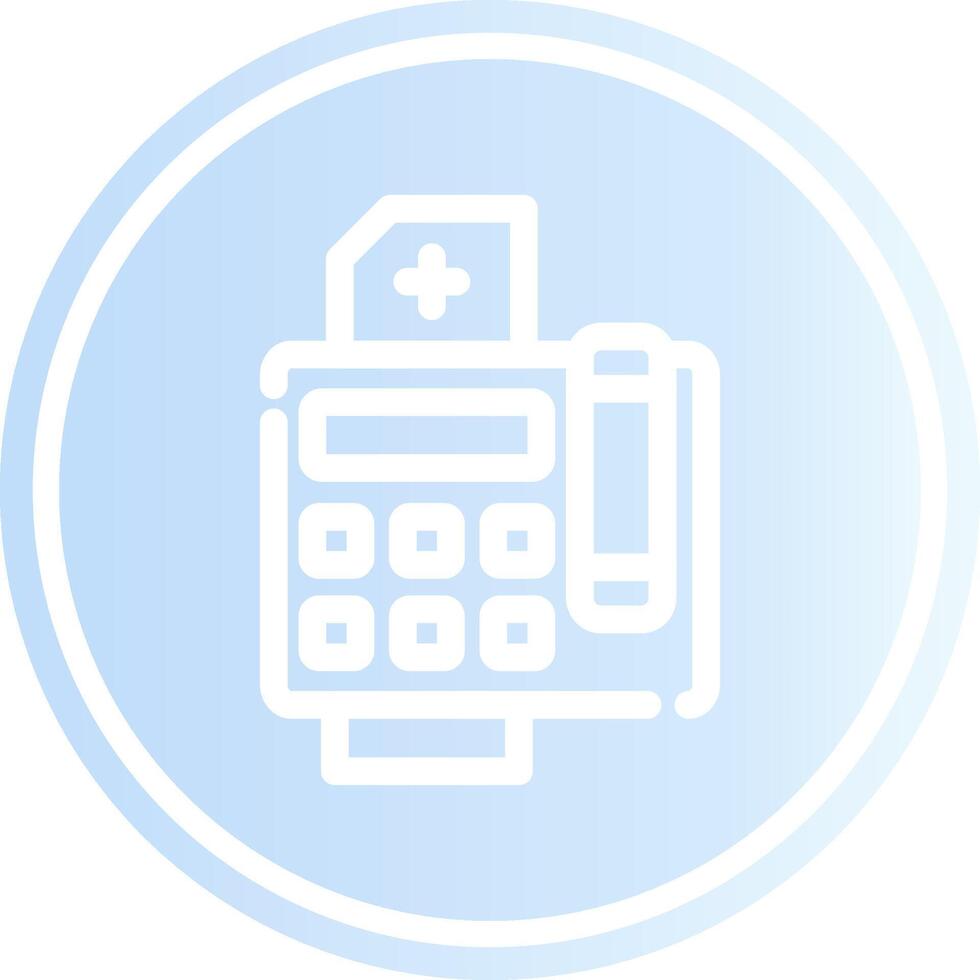 Fax Machine Creative Icon Design vector