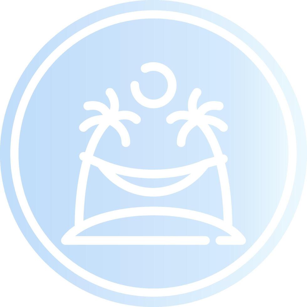 Hammock Creative Icon Design vector