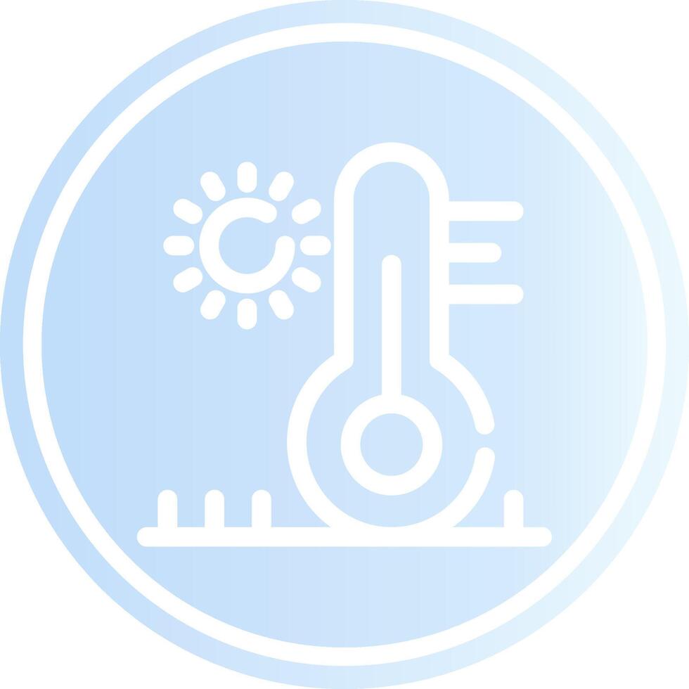High Temperature Creative Icon Design vector