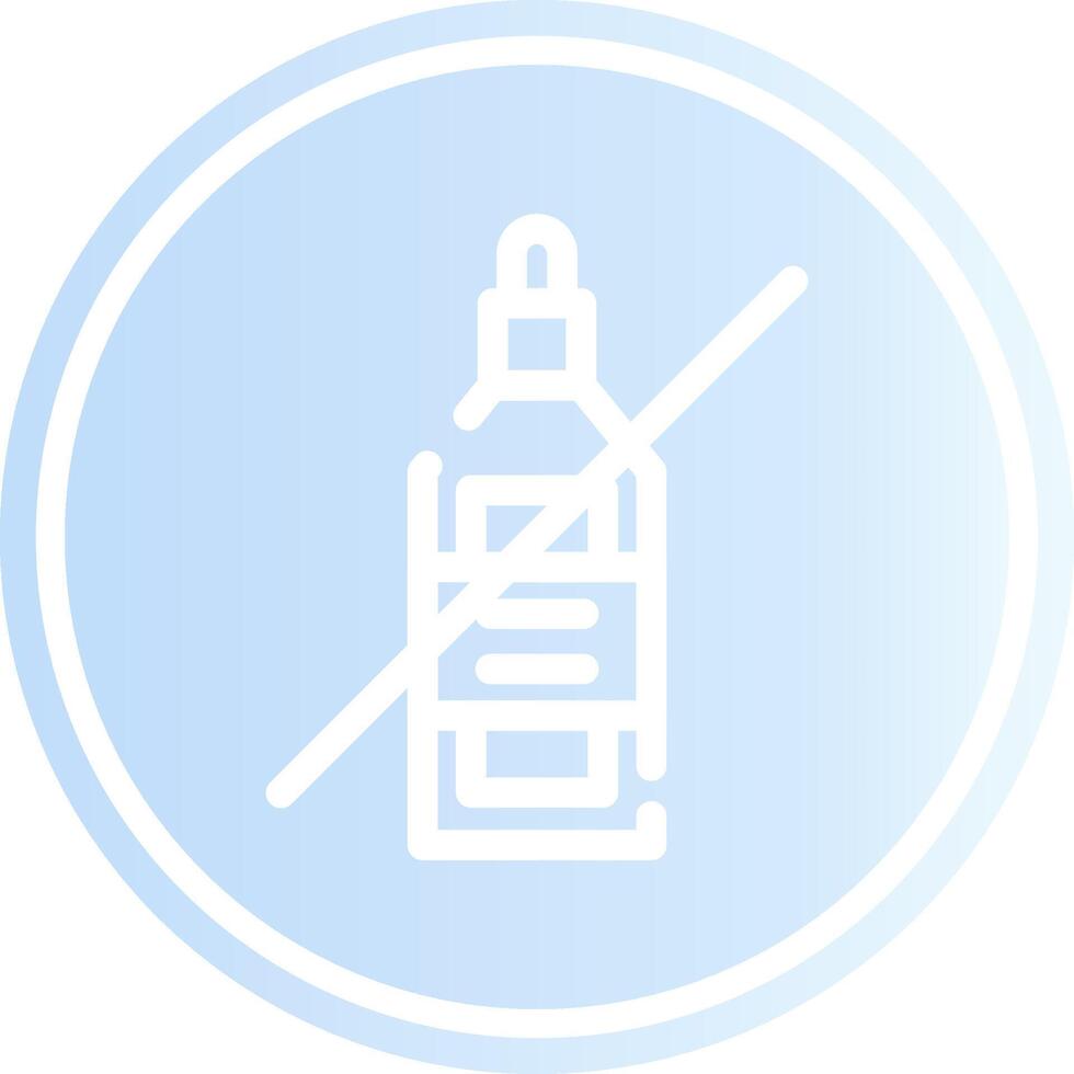 No Wine Creative Icon Design vector