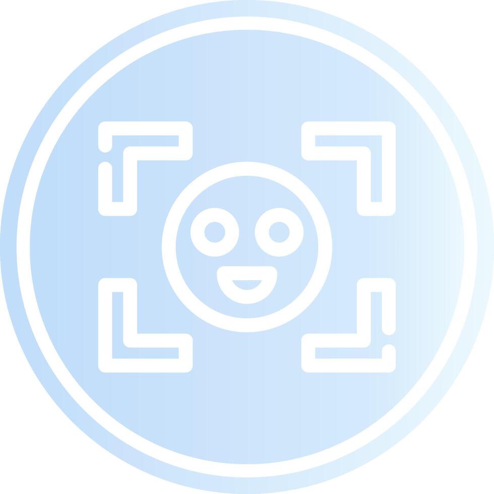 Face Detection Creative Icon Design vector