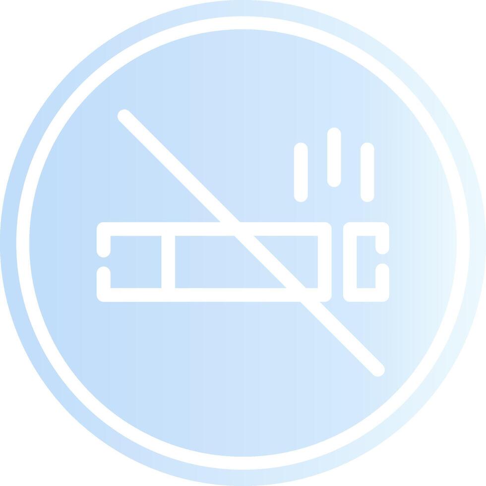 No Smoke Creative Icon Design vector