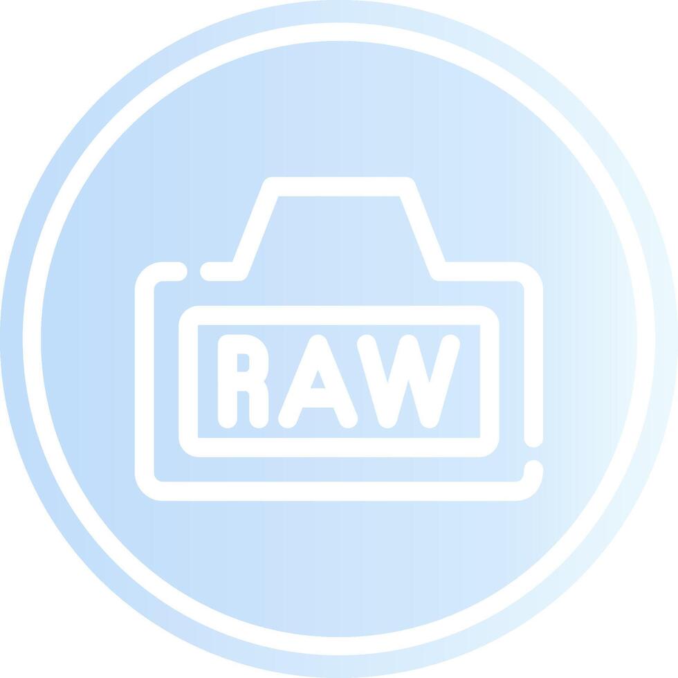 Raw Creative Icon Design vector