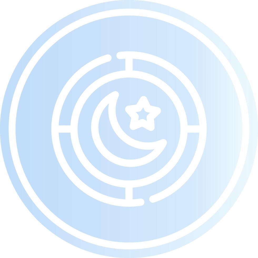 Night Creative Icon Design vector