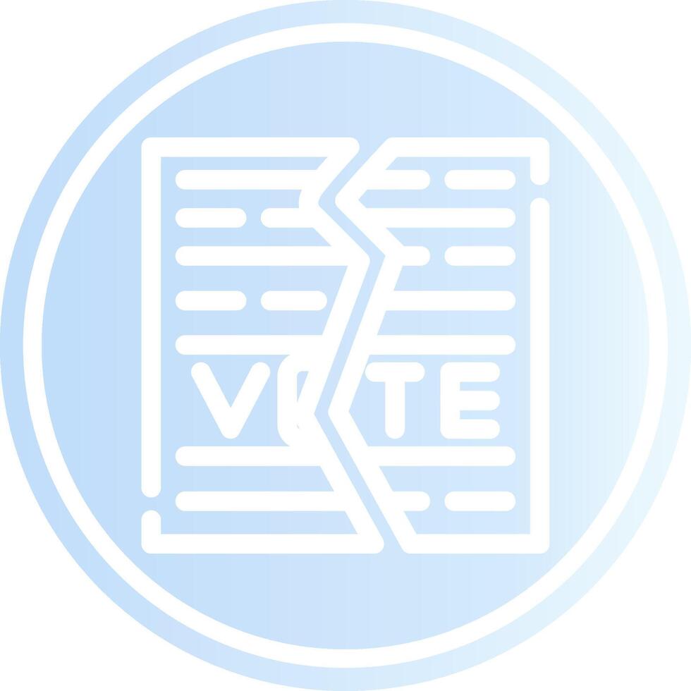 Ballot Creative Icon Design vector