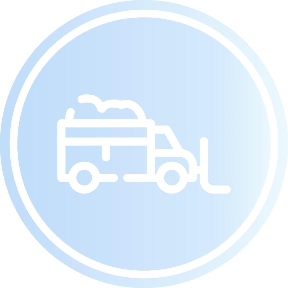 Snowplow Creative Icon Design vector
