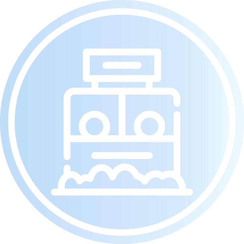 Ticket Box Creative Icon Design vector