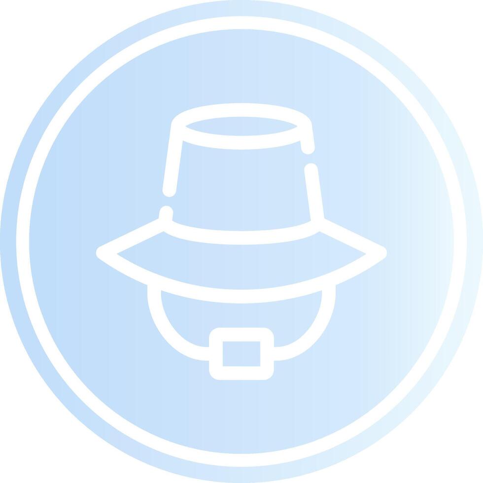 diseño de icono creativo de sombrero vector