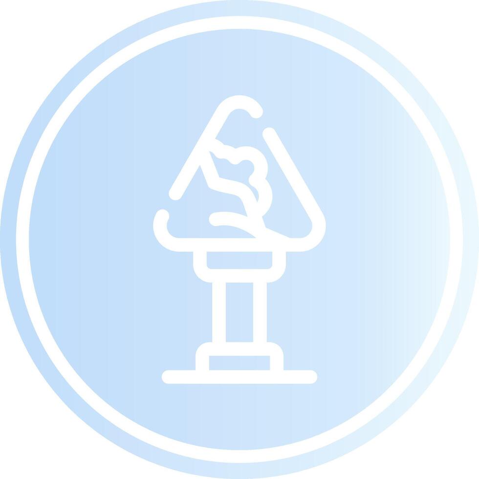 Avalanche Sign Creative Icon Design vector