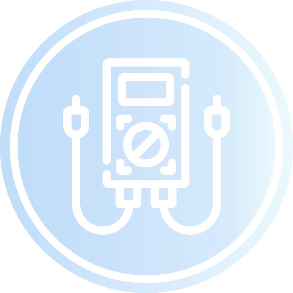 Multimeter Creative Icon Design vector