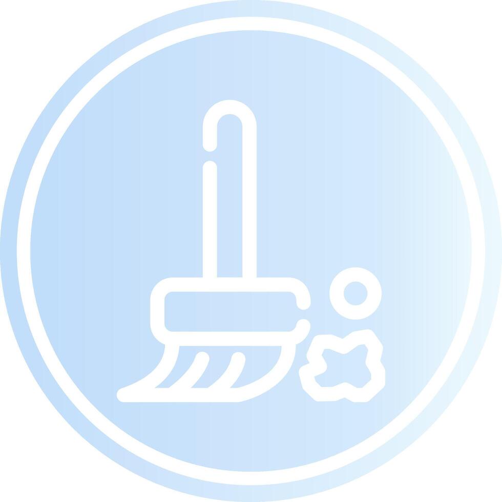 Broom Creative Icon Design vector