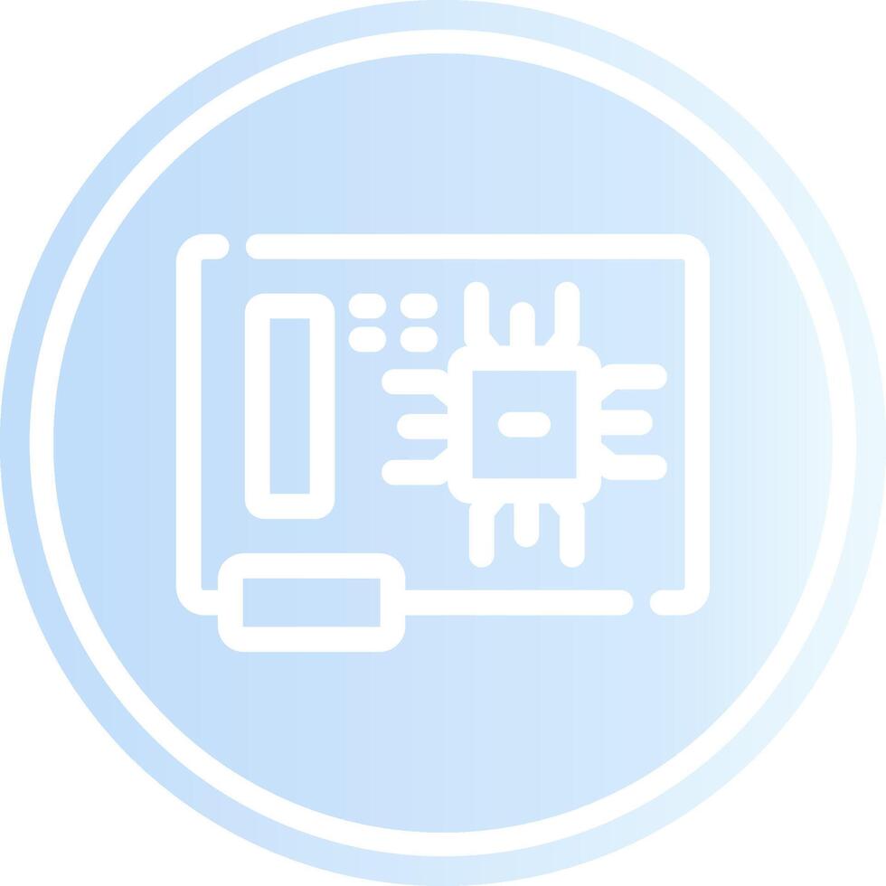 Circuit Board Creative Icon Design vector