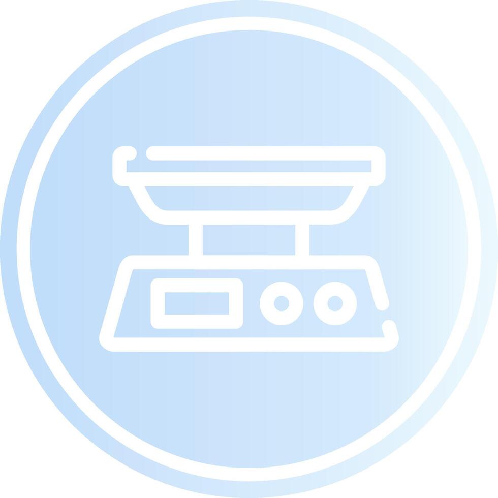 Food Scale Creative Icon Design vector