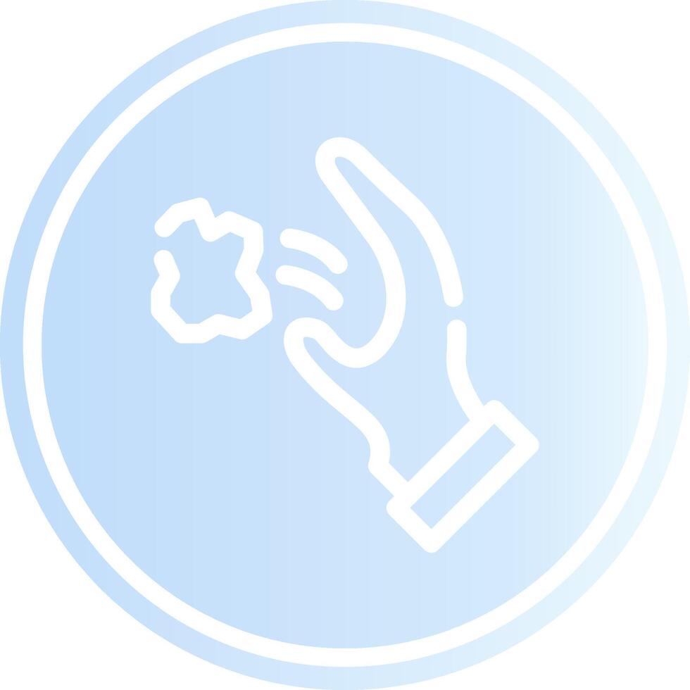 Throwing Trash Creative Icon Design vector