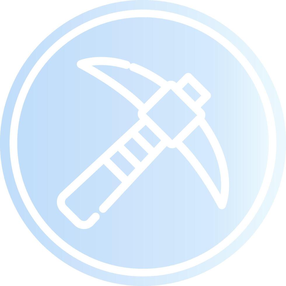 Pickaxe Creative Icon Design vector