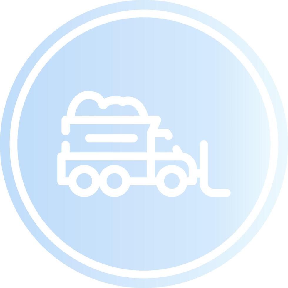 Snowplow Creative Icon Design vector