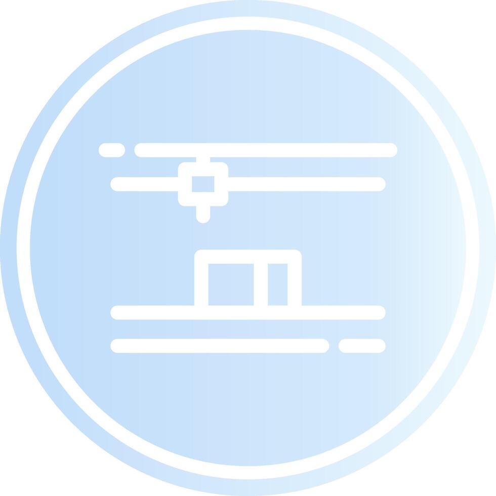 3D Printing Creative Icon Design vector