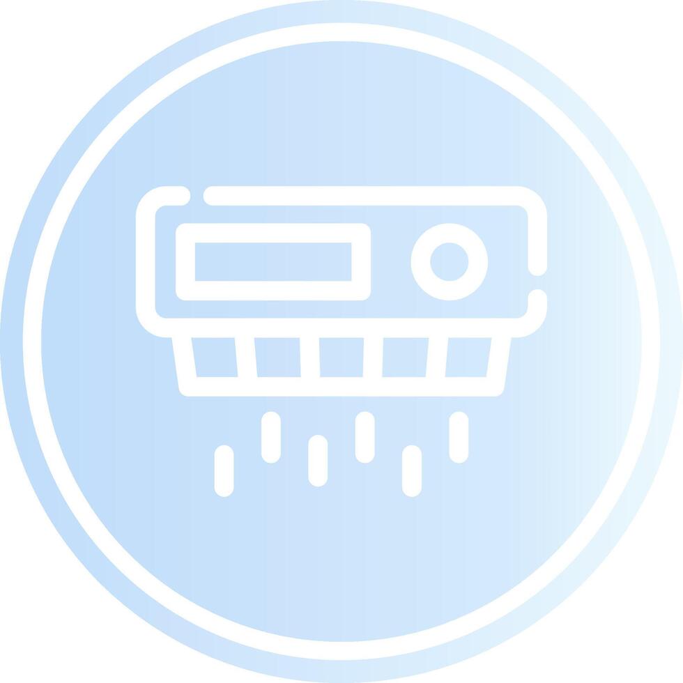 Hand Dryer Creative Icon Design vector