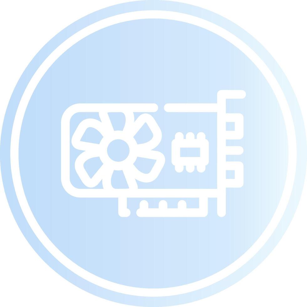 Graphic Card Creative Icon Design vector