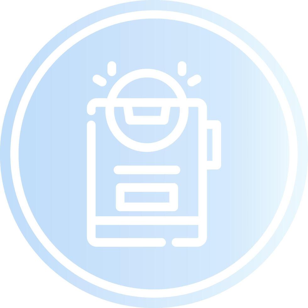 Light Creative Icon Design vector