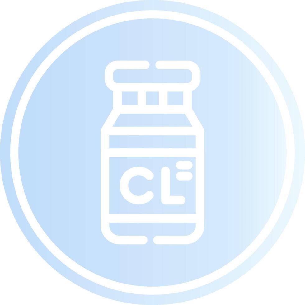 Chlorine Creative Icon Design vector