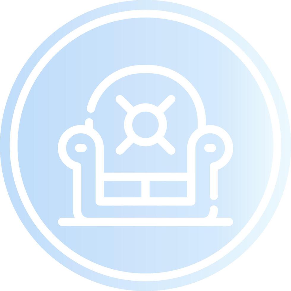 Armchair Creative Icon Design vector