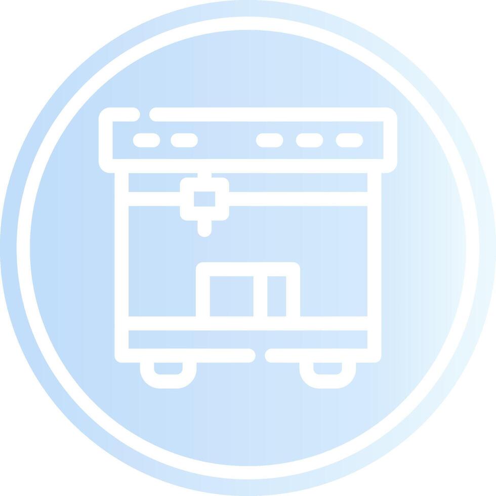 3D Printing Creative Icon Design vector