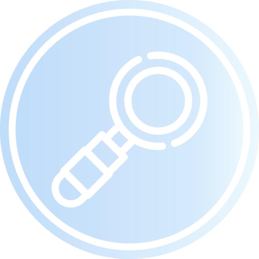 Magnifying Glass Creative Icon Design vector