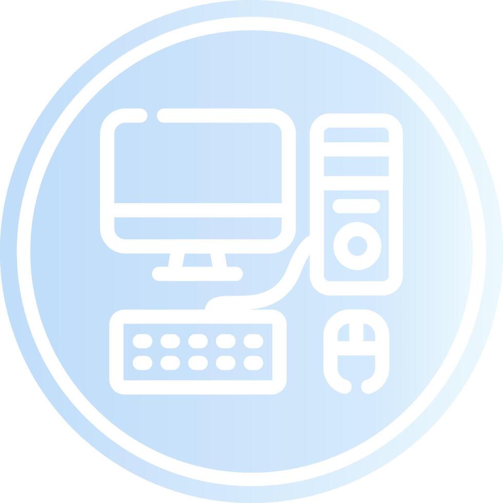Computer Creative Icon Design vector