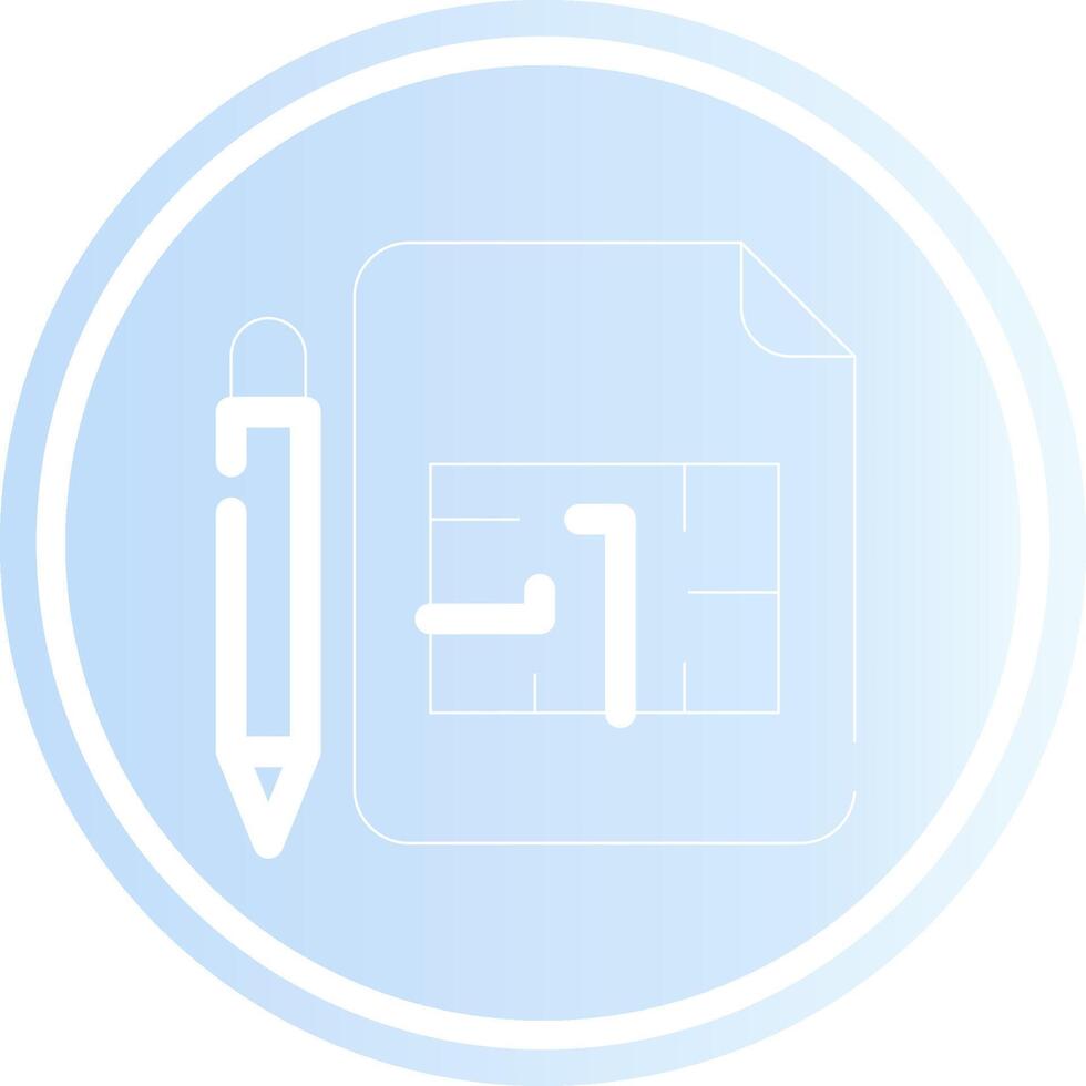 Blueprint Creative Icon Design vector
